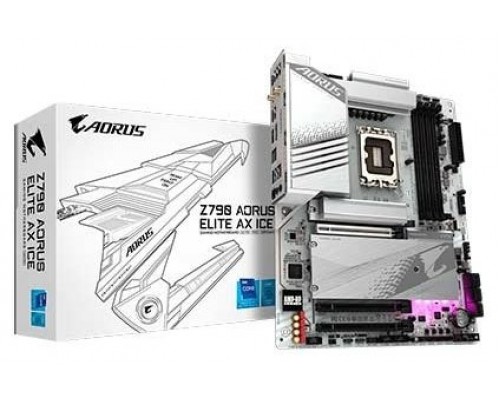Gigabyte Z790 AORUS ELITE AX ICE placa base Intel Z790 Express LGA 1700 ATX (Espera 4 dias)